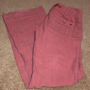 Pink flare pant by American Eagle